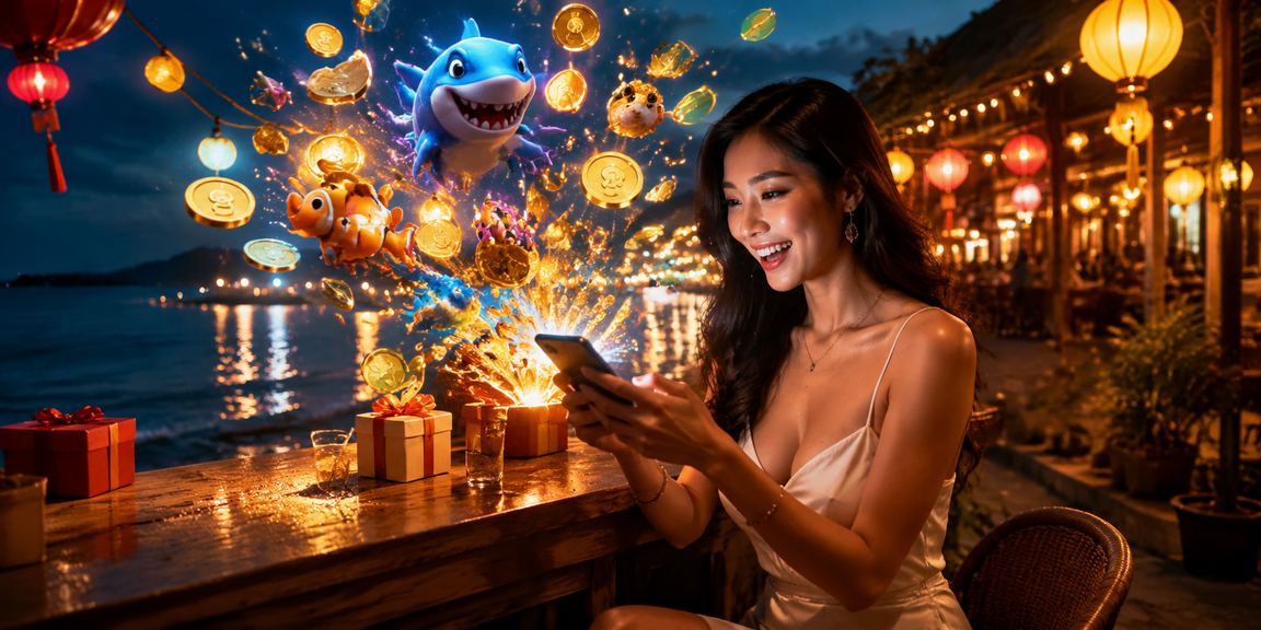 Không gian phố đèn lồng Hội An về đêm khi người dùng xem kèo thể thao