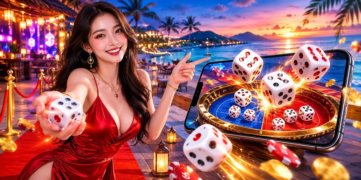 Người chơi tài xỉu tại bãi biển Phú Quốc với giao dịch di động